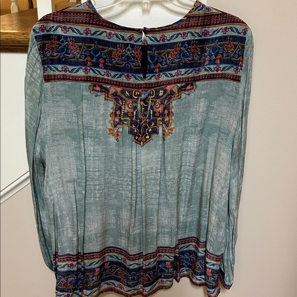 Anthropologie Vineet Bahl 1X Prudence Bohemian Print Women's Top - Picture 13 of 16